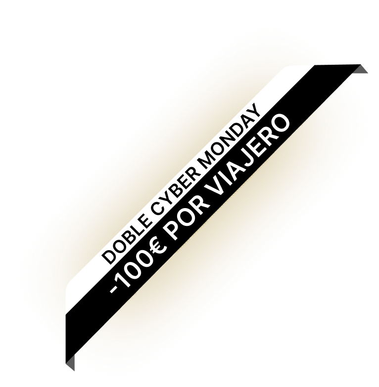 Doble Cyber Monday | -100€ por viajero